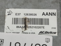 2007-2012 Chevrolet Malibu PCM Engine Control Computer ECU ECM PCU OEM P/N:E37 12638026 Fits Fits 2007 2008 2009 2010 2011 2