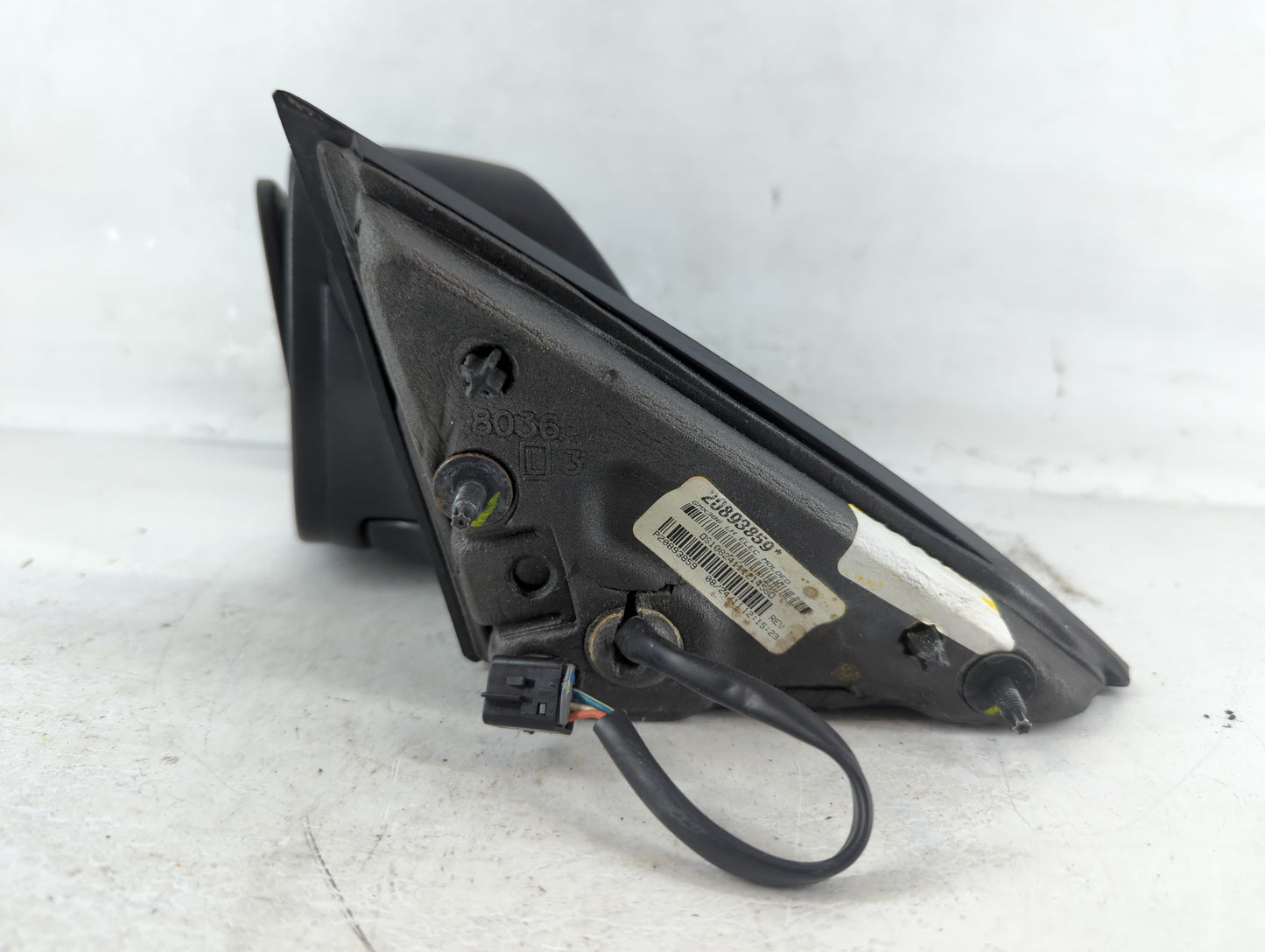 2008-2012 Chevrolet Malibu Driver Left Side View Manual Door Mirror Black - Oemusedautoparts1.com