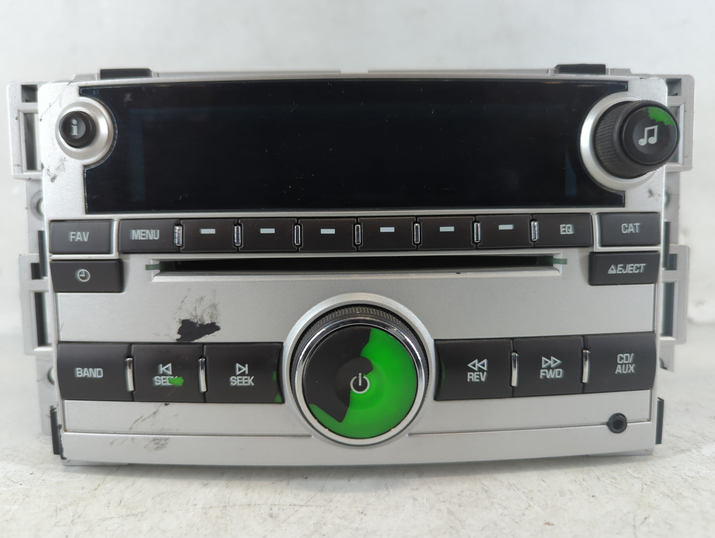 2012 Chevrolet Malibu Radio AM FM Cd Player Receiver Replacement P/N:GM XXXX19616 Fits OEM Used Auto Parts - Oemusedautopart