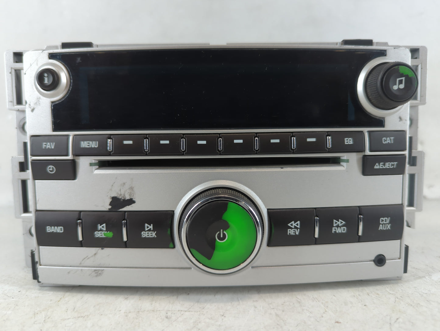 2012 Chevrolet Malibu Radio AM FM Cd Player Receiver Replacement P/N:GM XXXX19616 Fits OEM Used Auto Parts - Oemusedautopart