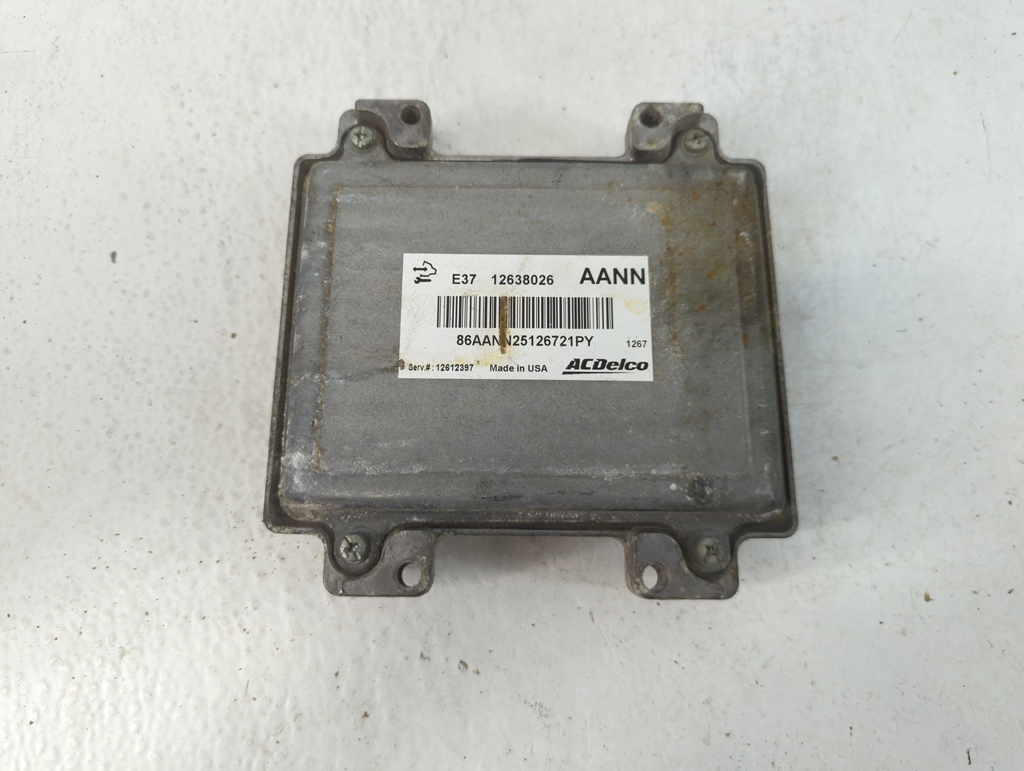 2007-2012 Chevrolet Malibu PCM Engine Control Computer ECU ECM PCU OEM Fits Fits 2007 2008 2009 2010 2011 2012 OEM Used Auto