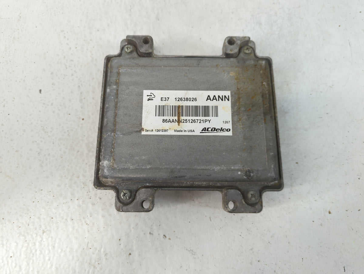 2007-2012 Chevrolet Malibu PCM Engine Control Computer ECU ECM PCU OEM P/N:12638026 12612397 Fits OEM Used Auto Parts - Oemu