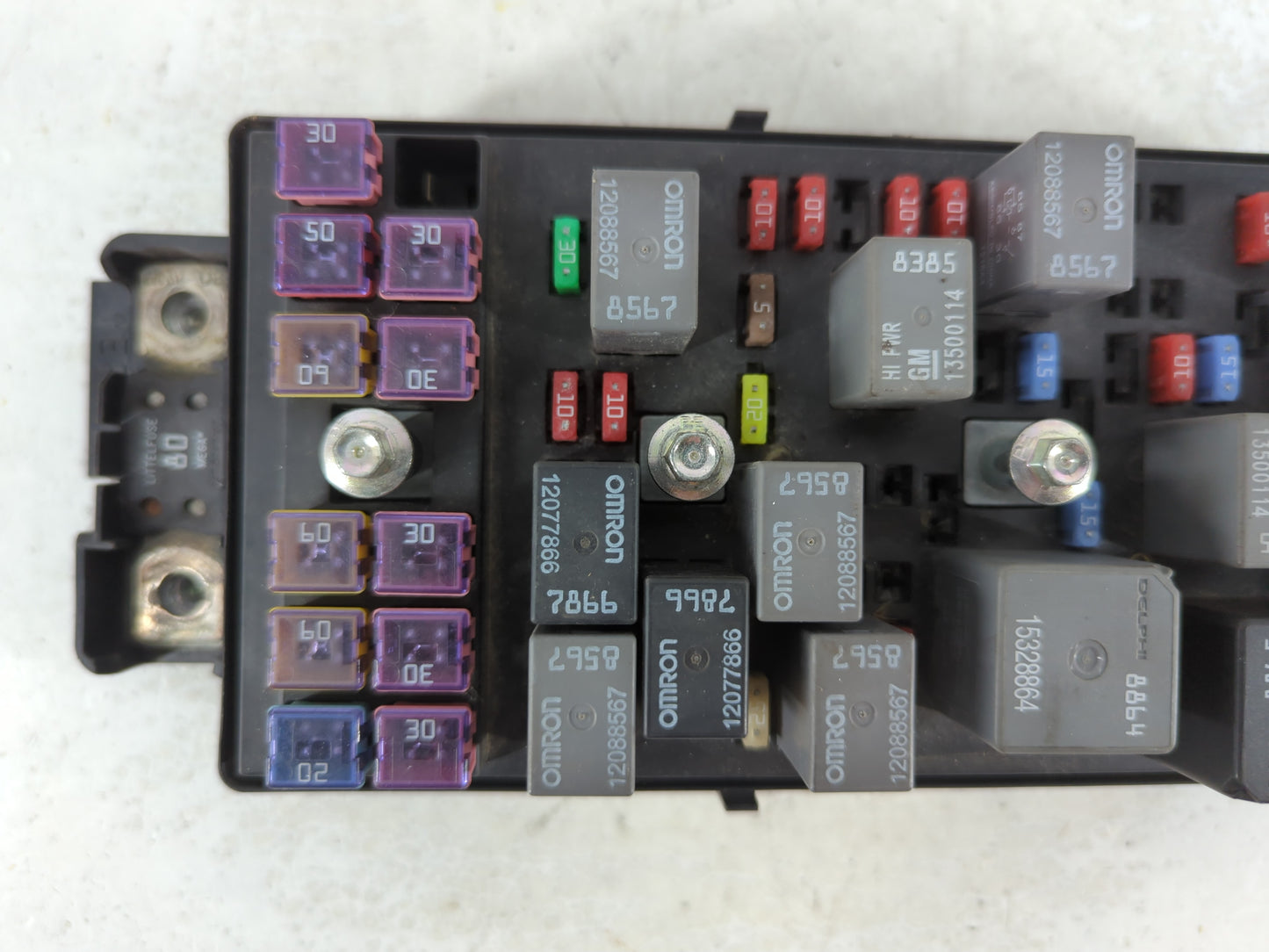 2012 Chevrolet Malibu Fusebox Fuse Box Panel Relay Module Fits OEM Used Auto Parts - Oemusedautoparts1.com