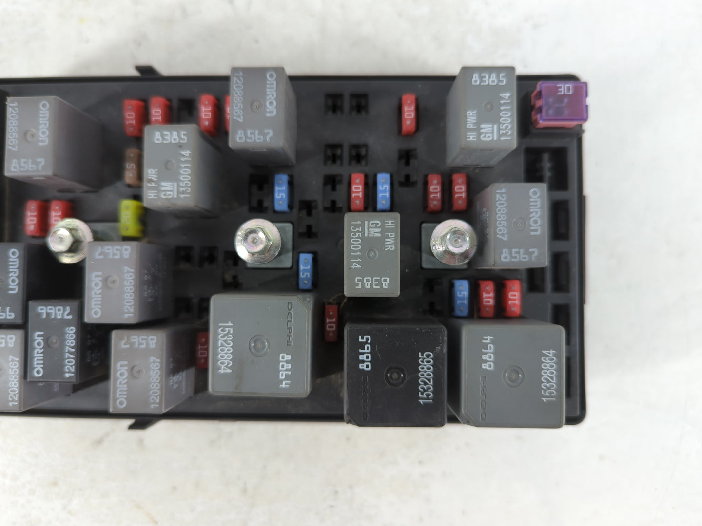 2012 Chevrolet Malibu Fusebox Fuse Box Panel Relay Module Fits OEM Used Auto Parts - Oemusedautoparts1.com