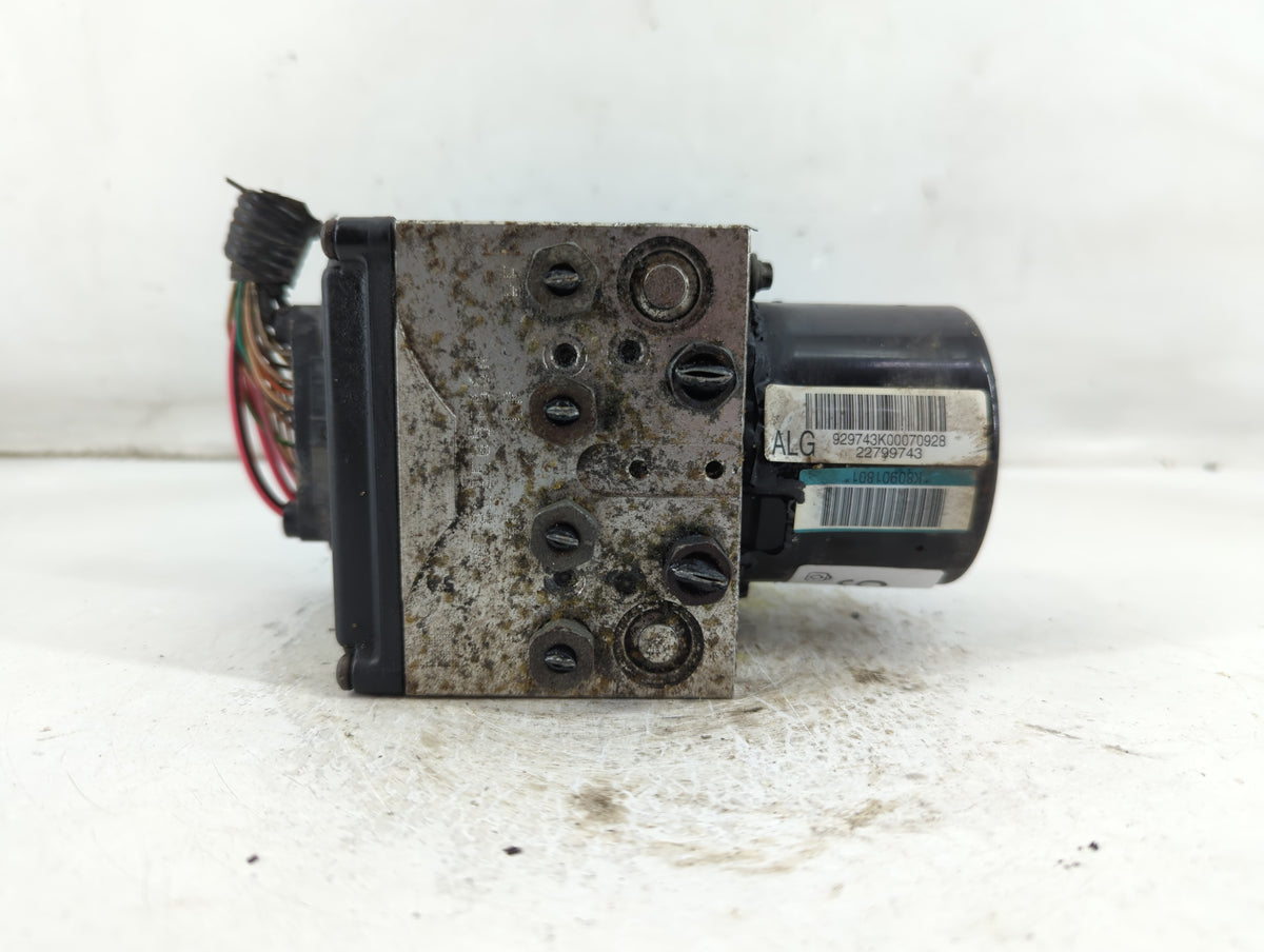 2012 Chevrolet Malibu Anti-Lock Brake ABS Pump Module Actuator OEM P/N:224259-108 22800233 Fits OEM Used Auto Parts - Oemuse