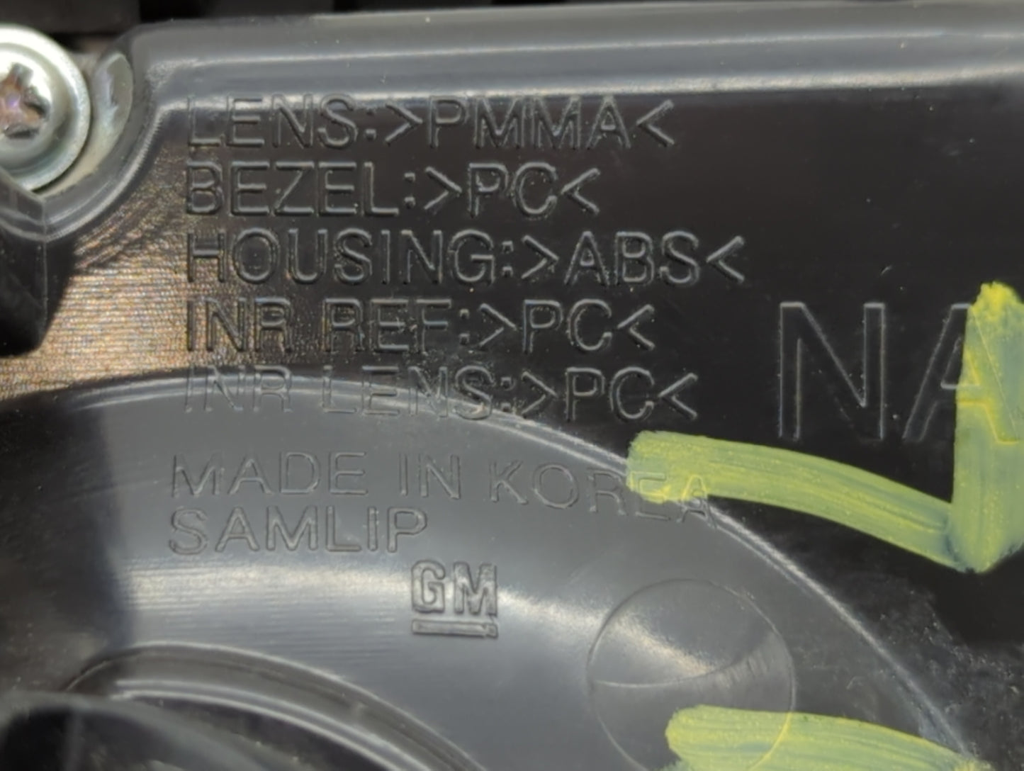 2012-2014 Chevrolet Orlando Tail Light Assembly Driver Left OEM Fits Fits 2012 2013 2014 OEM Used Auto Parts - Oemusedautopa