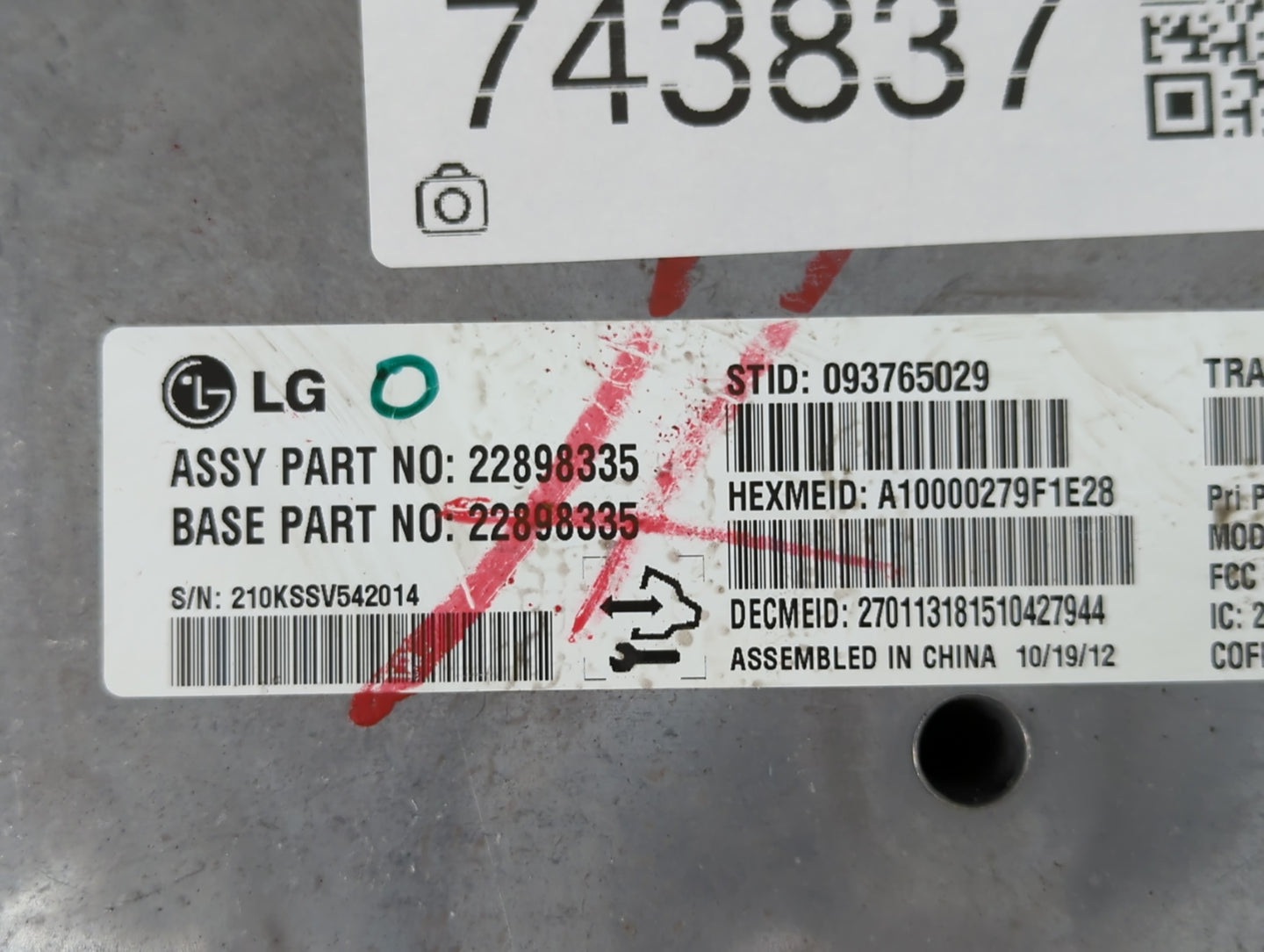 Chevrolet Silverado Bluetooth Phone Communication Control Module Ccm Oem - Oemusedautoparts1.com