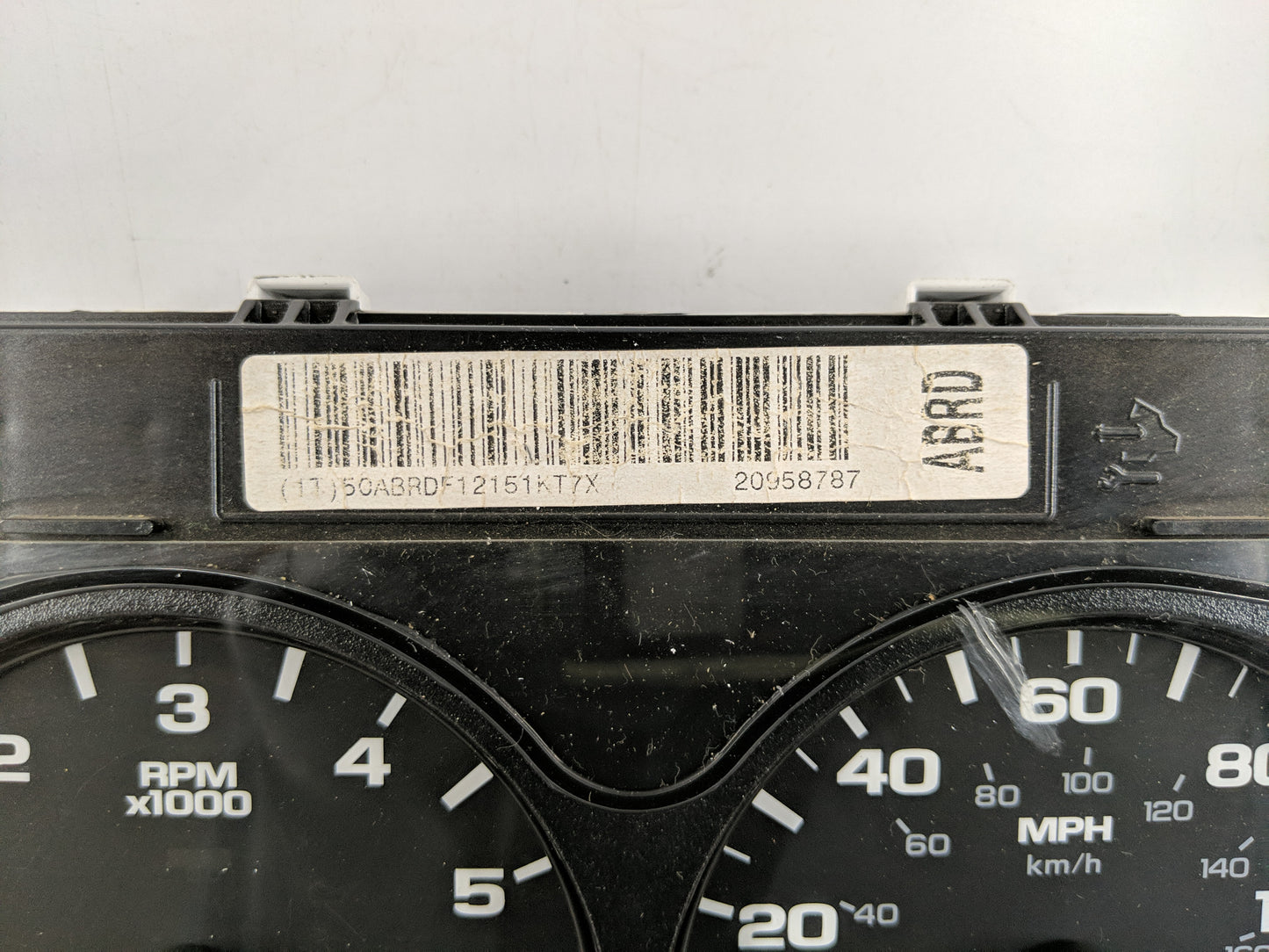 2010-2012 Chevrolet Silverado 1500 Instrument Cluster Speedometer Gauges P/N:20958787 Fits Fits 2010 2012 OEM Used Auto Part