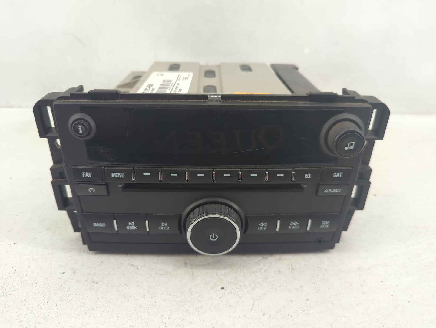 2010-2013 Chevrolet Silverado 1500 Radio AM FM Cd Player Receiver Replacement P/N:20934593 Fits OEM Used Auto Parts - Oemuse
