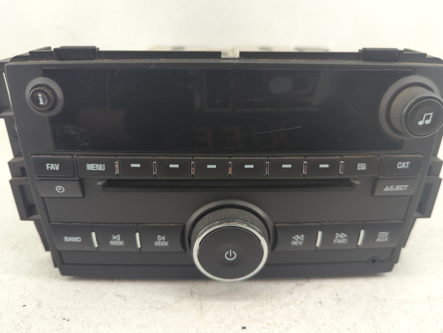 2010-2013 Chevrolet Silverado 1500 Radio AM FM Cd Player Receiver Replacement P/N:20934593 Fits OEM Used Auto Parts - Oemuse