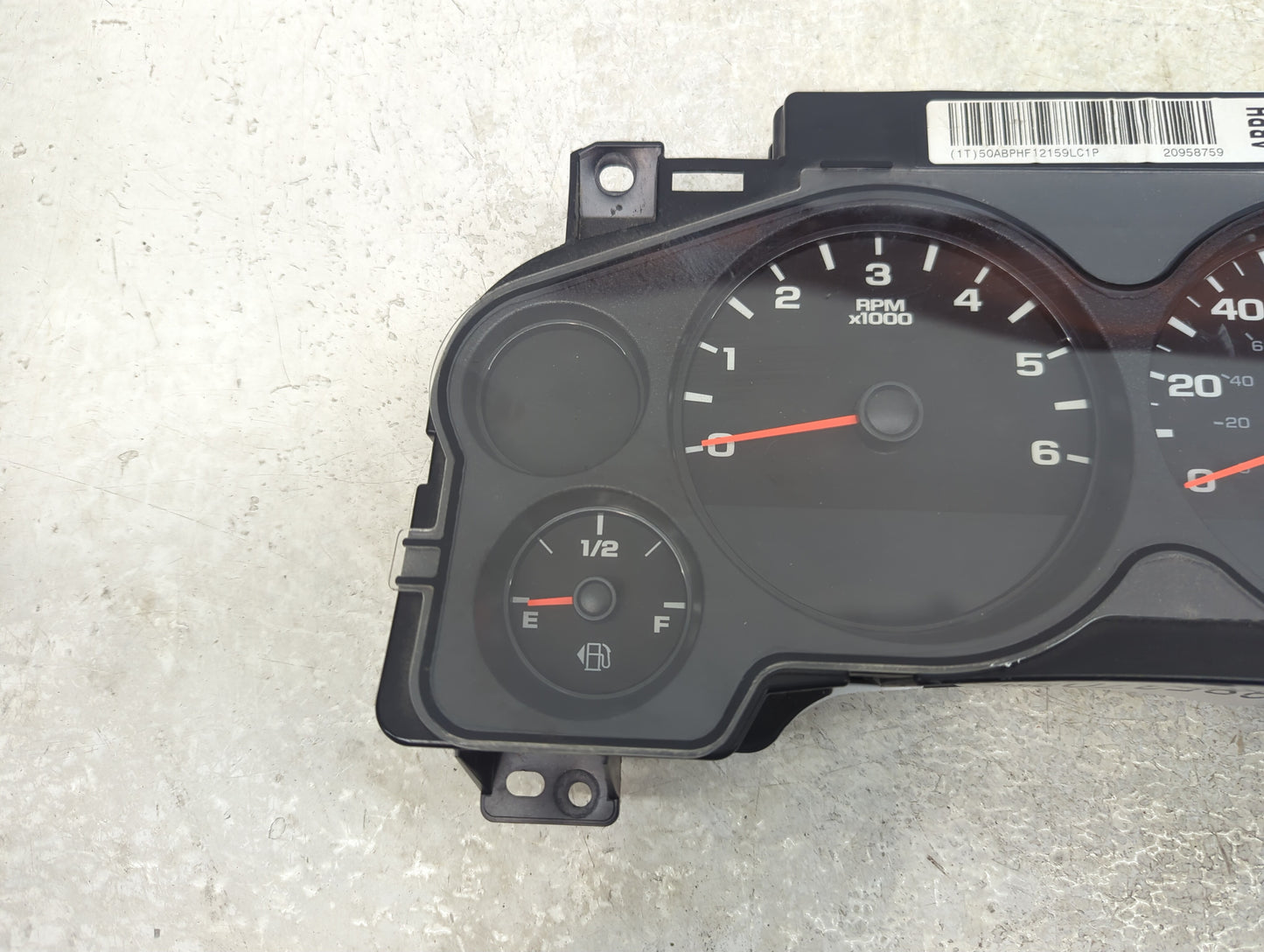 2011-2013 Chevrolet Silverado 1500 Instrument Cluster Speedometer Gauges P/N:20958759 Fits Fits 2011 2012 2013 OEM Used Auto