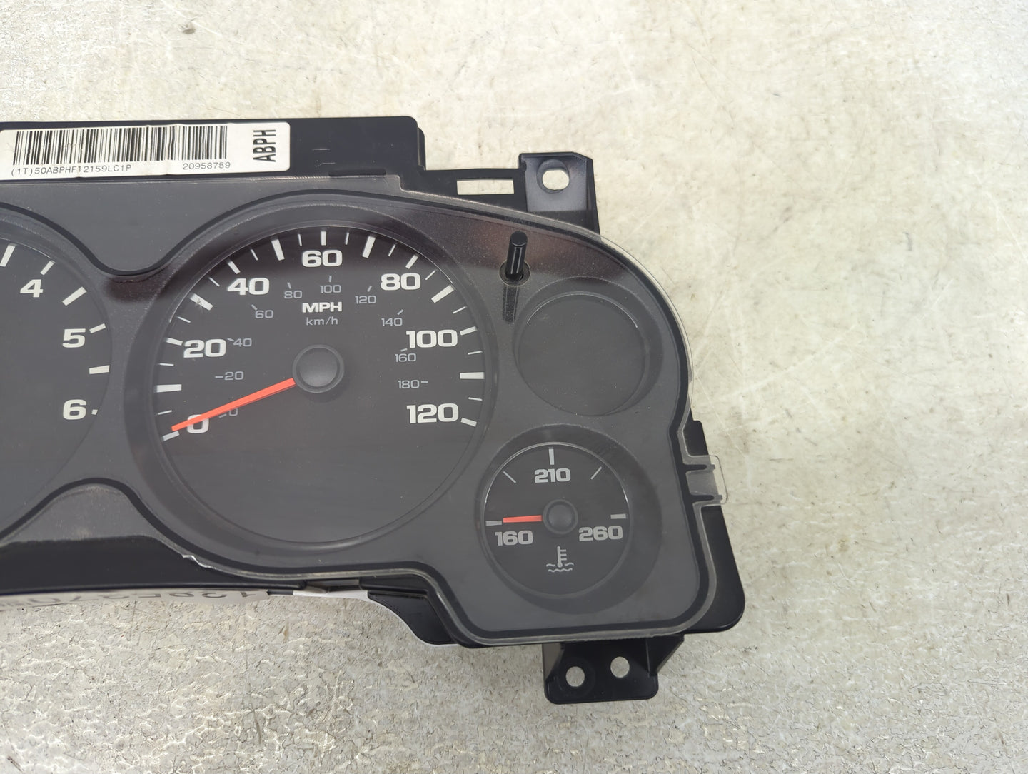 2011-2013 Chevrolet Silverado 1500 Instrument Cluster Speedometer Gauges P/N:20958759 Fits Fits 2011 2012 2013 OEM Used Auto