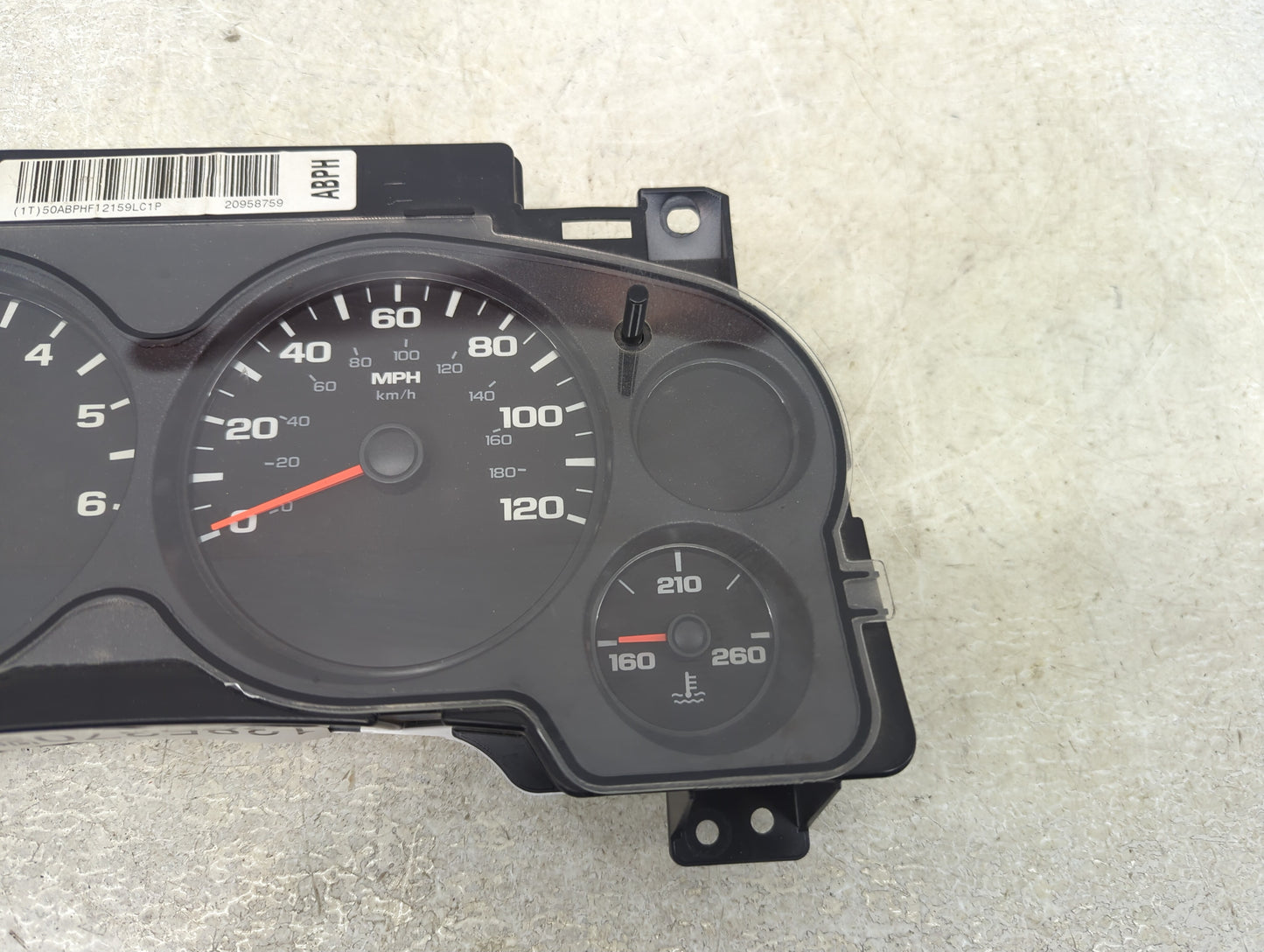 2011-2013 Chevrolet Silverado 1500 Instrument Cluster Speedometer Gauges P/N:20958759 Fits Fits 2011 2012 2013 OEM Used Auto