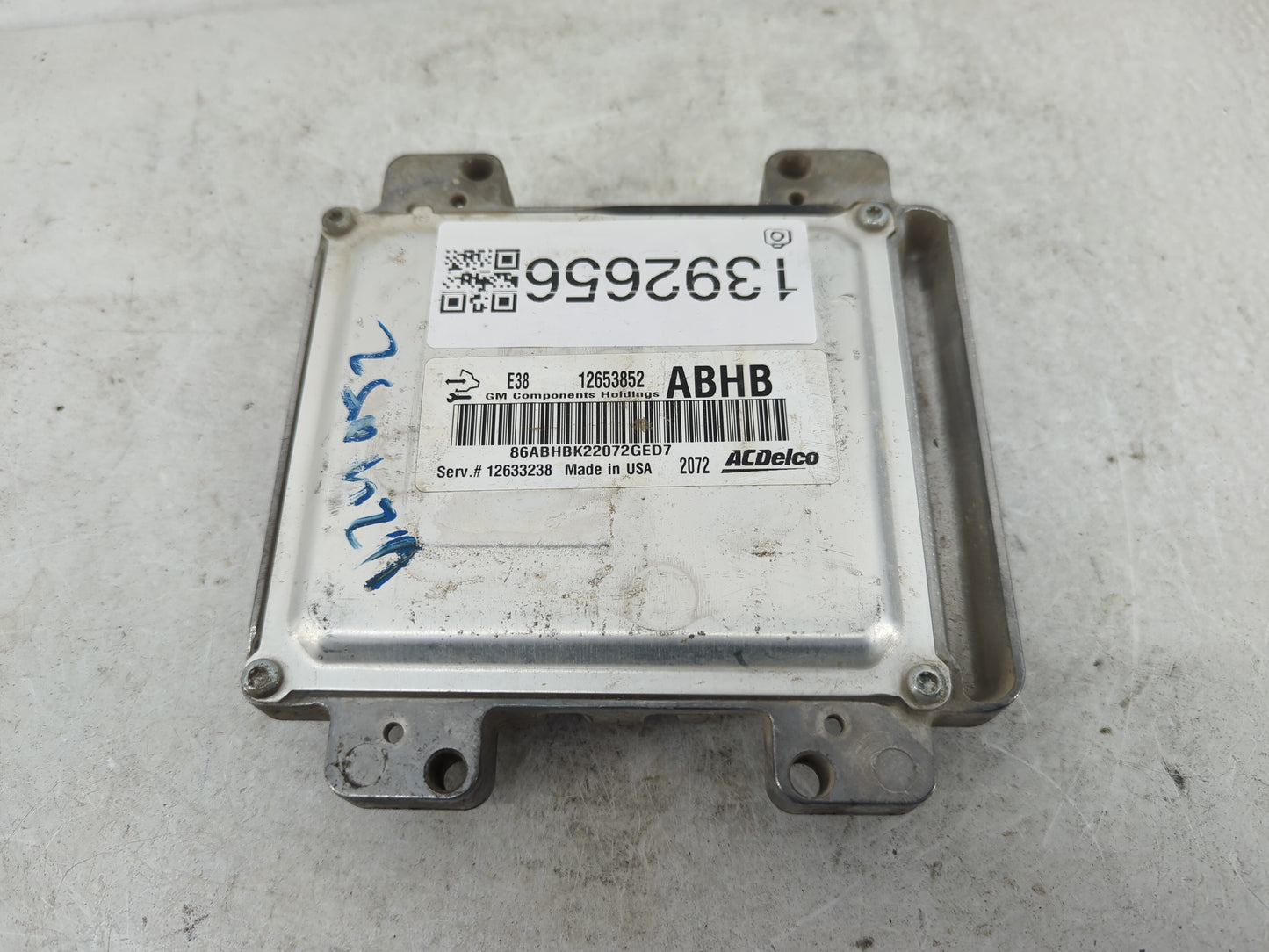 2010-2013 Chevrolet Silverado 1500 PCM Engine Control Computer ECU ECM PCU OEM P/N:12653852 Fits OEM Used Auto Parts - Oemus