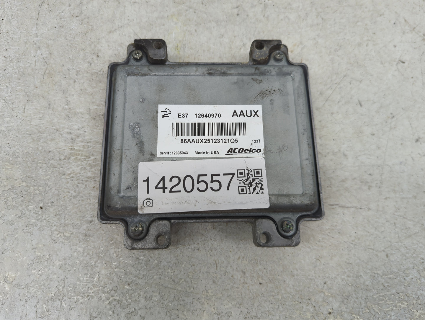 2010-2013 Chevrolet Silverado 1500 PCM Engine Control Computer ECU ECM PCU OEM P/N:12640970 Fits Fits 2010 2011 2012 2013 20