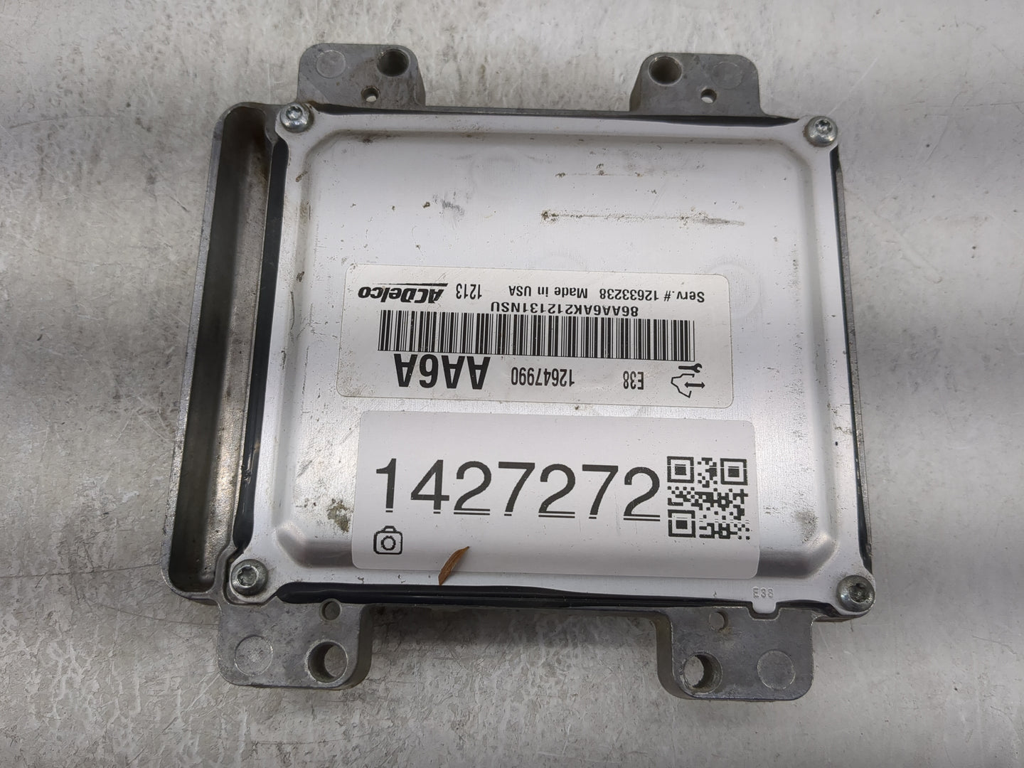 2010-2013 Chevrolet Silverado 1500 PCM Engine Control Computer ECU ECM PCU OEM P/N:12647990 12633238 Fits OEM Used Auto Part
