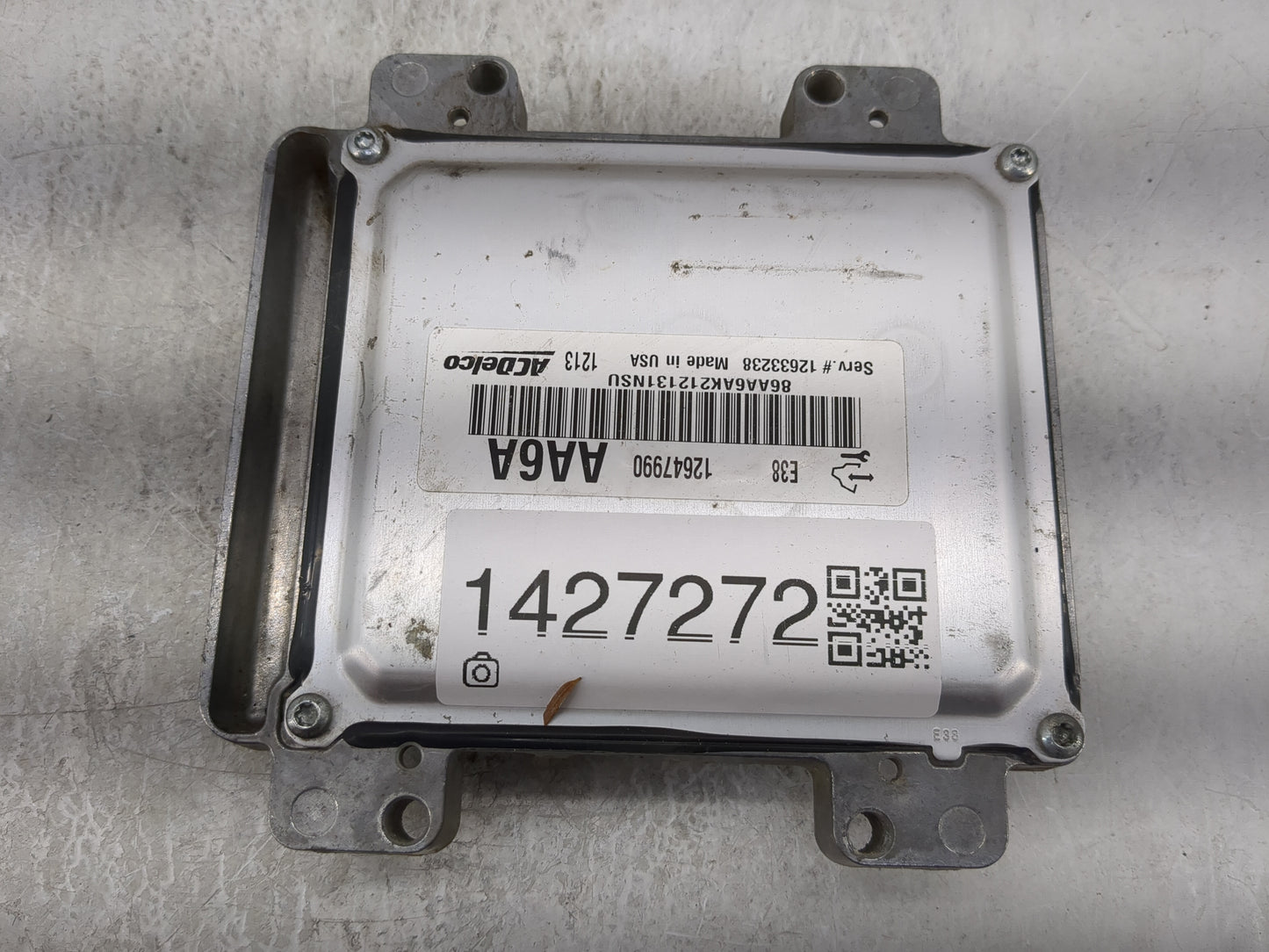 2010-2013 Chevrolet Silverado 1500 PCM Engine Control Computer ECU ECM PCU OEM P/N:12647990 12633238 Fits OEM Used Auto Part
