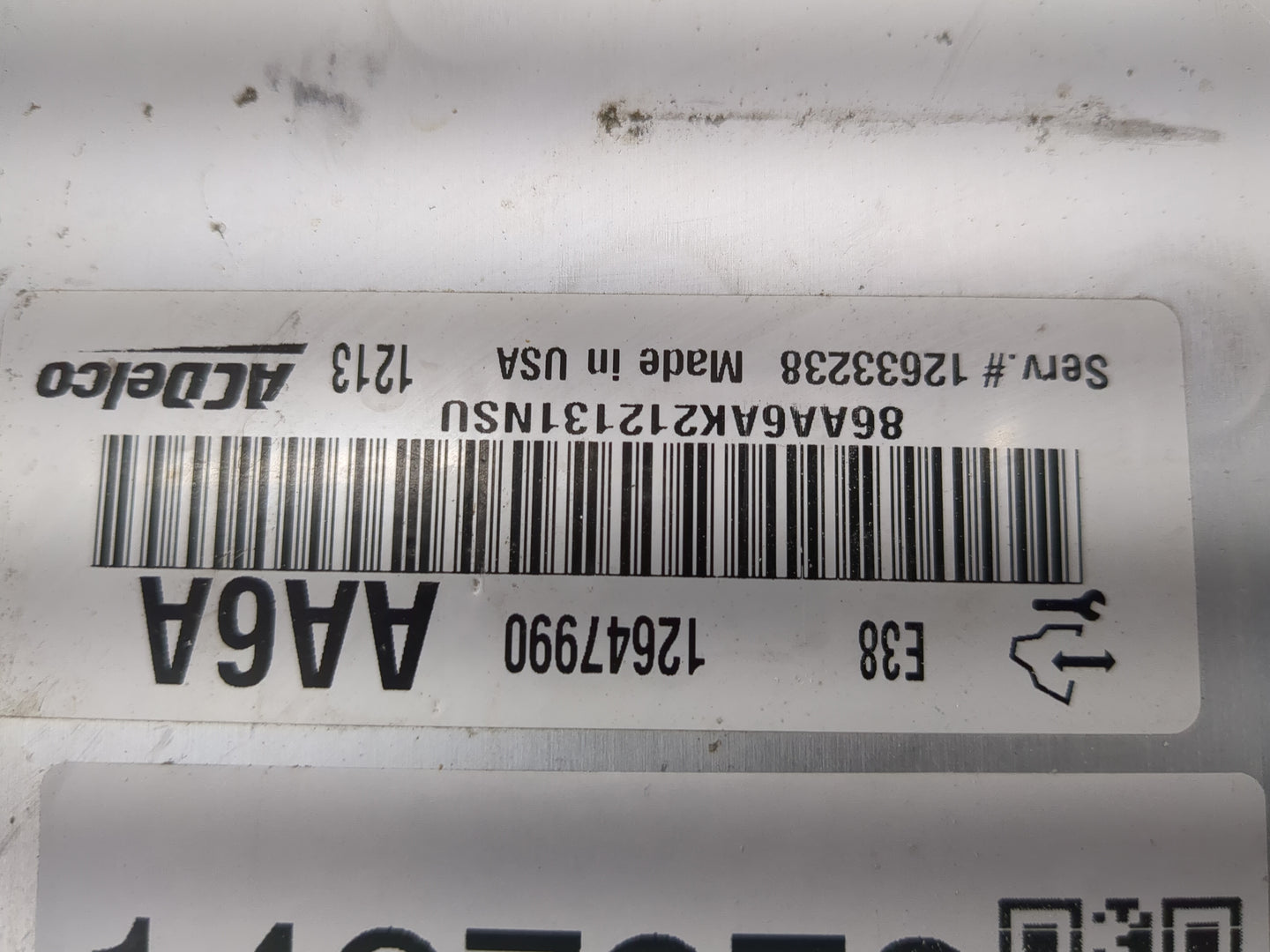 2010-2013 Chevrolet Silverado 1500 PCM Engine Control Computer ECU ECM PCU OEM P/N:12647990 12633238 Fits OEM Used Auto Part
