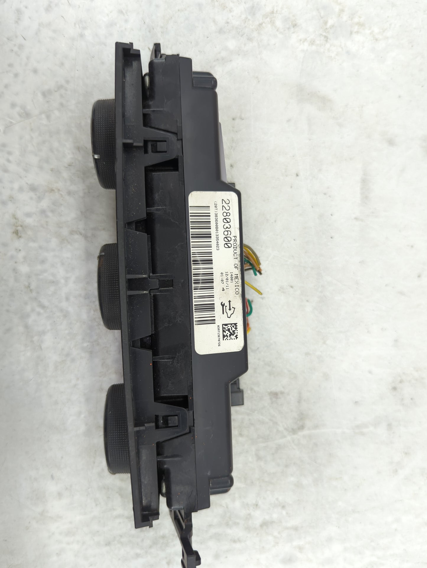 2012-2013 Chevrolet Silverado 1500 Climate Control Module Temperature AC/Heater Replacement P/N:22803600 Fits Fits 2012 2013