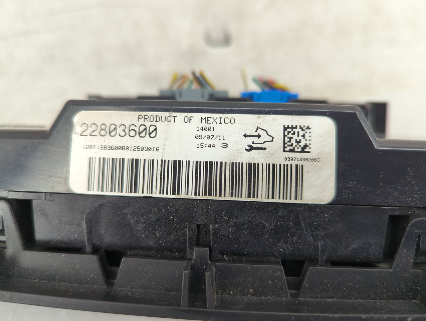 2012-2013 Chevrolet Silverado 1500 Climate Control Module Temperature AC/Heater Replacement P/N:22803600 Fits Fits 2012 2013