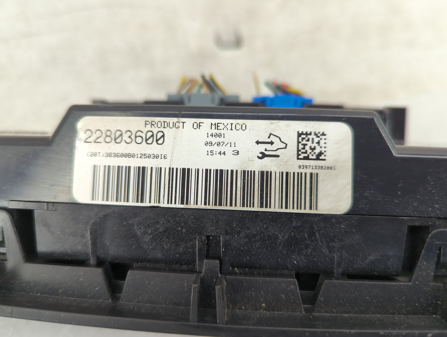 2012-2013 Chevrolet Silverado 1500 Climate Control Module Temperature AC/Heater Replacement P/N:22803600 Fits Fits 2012 2013