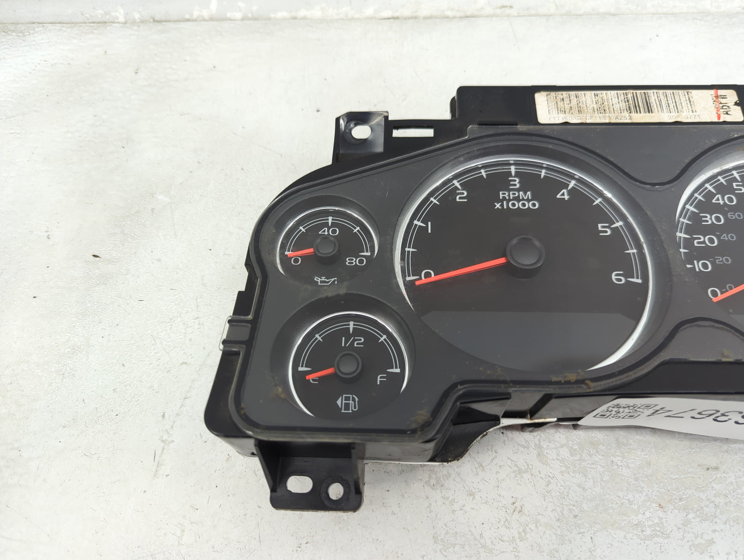 2009-2013 Chevrolet Silverado 1500 Instrument Cluster Speedometer Gauges P/N:28278978 6031531 Miles:239K Fits OEM Used Auto 