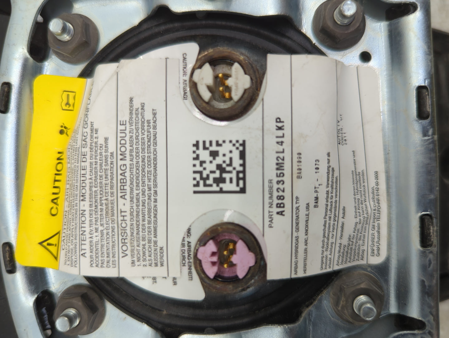 2011 Chevrolet Silverado 1500 Air Bag Driver Left Steering Wheel Mounted 1465934 - Oemusedautoparts1.com