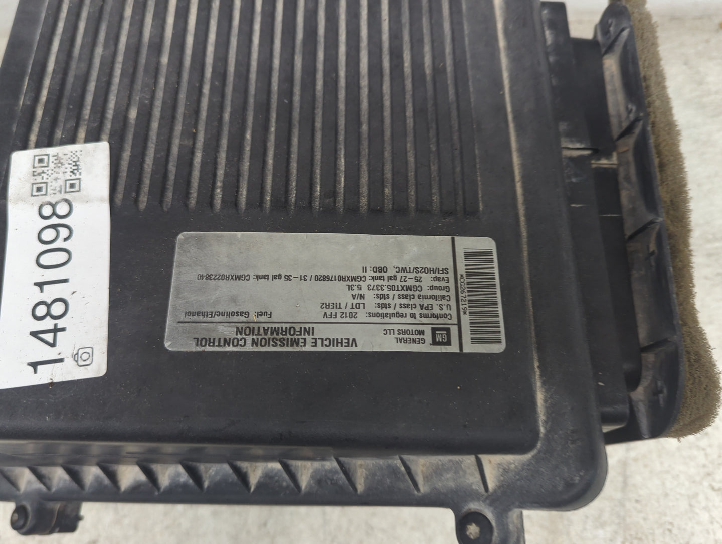 2009-2013 Chevrolet Silverado 1500 Air Cleaner Intake-duct Hose Tube 1481098 - Oemusedautoparts1.com