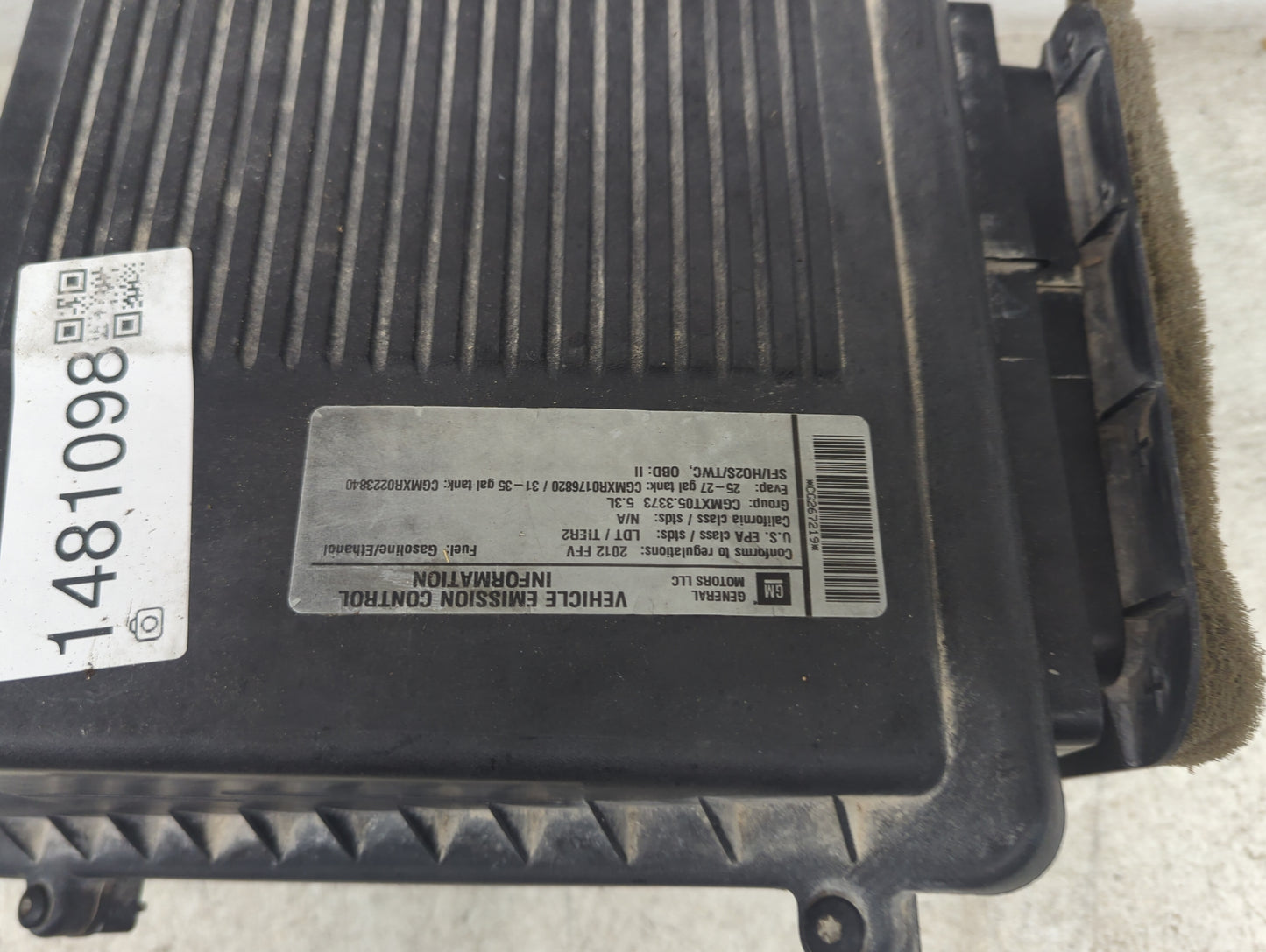 2009-2013 Chevrolet Silverado 1500 Air Cleaner Intake-duct Hose Tube 1481098 - Oemusedautoparts1.com