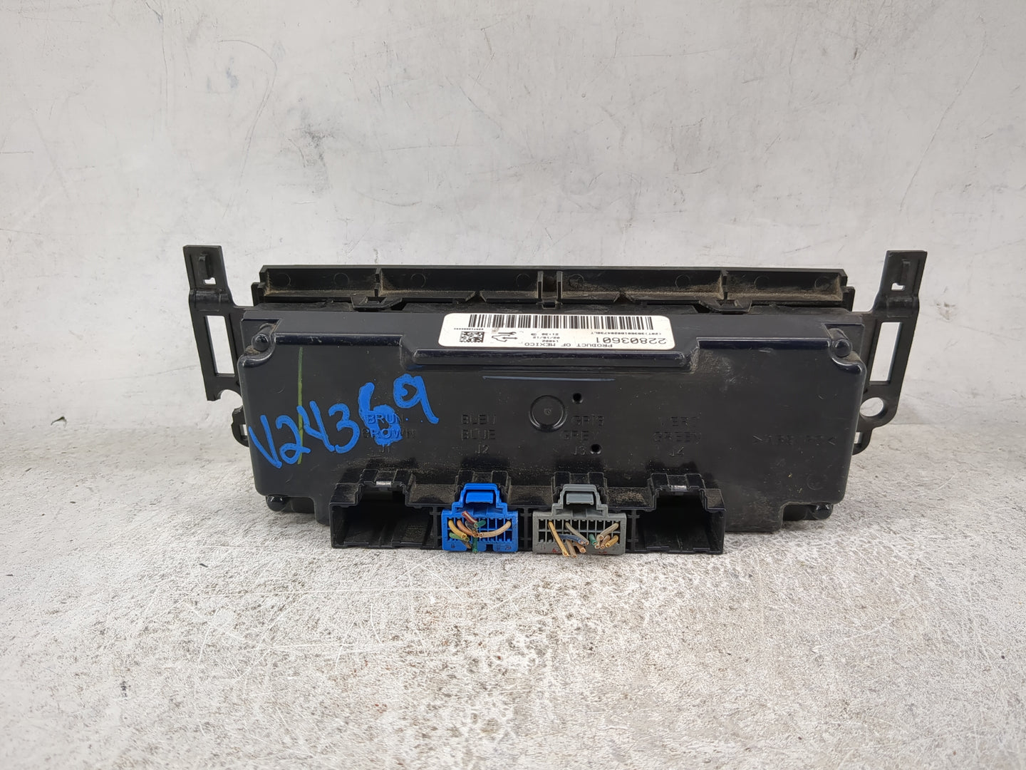 2012-2013 Chevrolet Silverado 1500 Climate Control Module Temperature AC/Heater Replacement P/N:22803601 Fits Fits 2012 2013