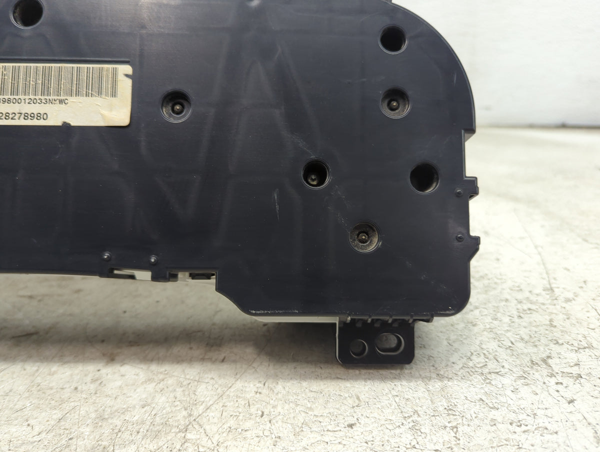 2011-2013 Chevrolet Silverado 1500 Instrument Cluster Speedometer Gauges P/N:28278980 20958759 Miles: Fits Fits 2011 2012 20