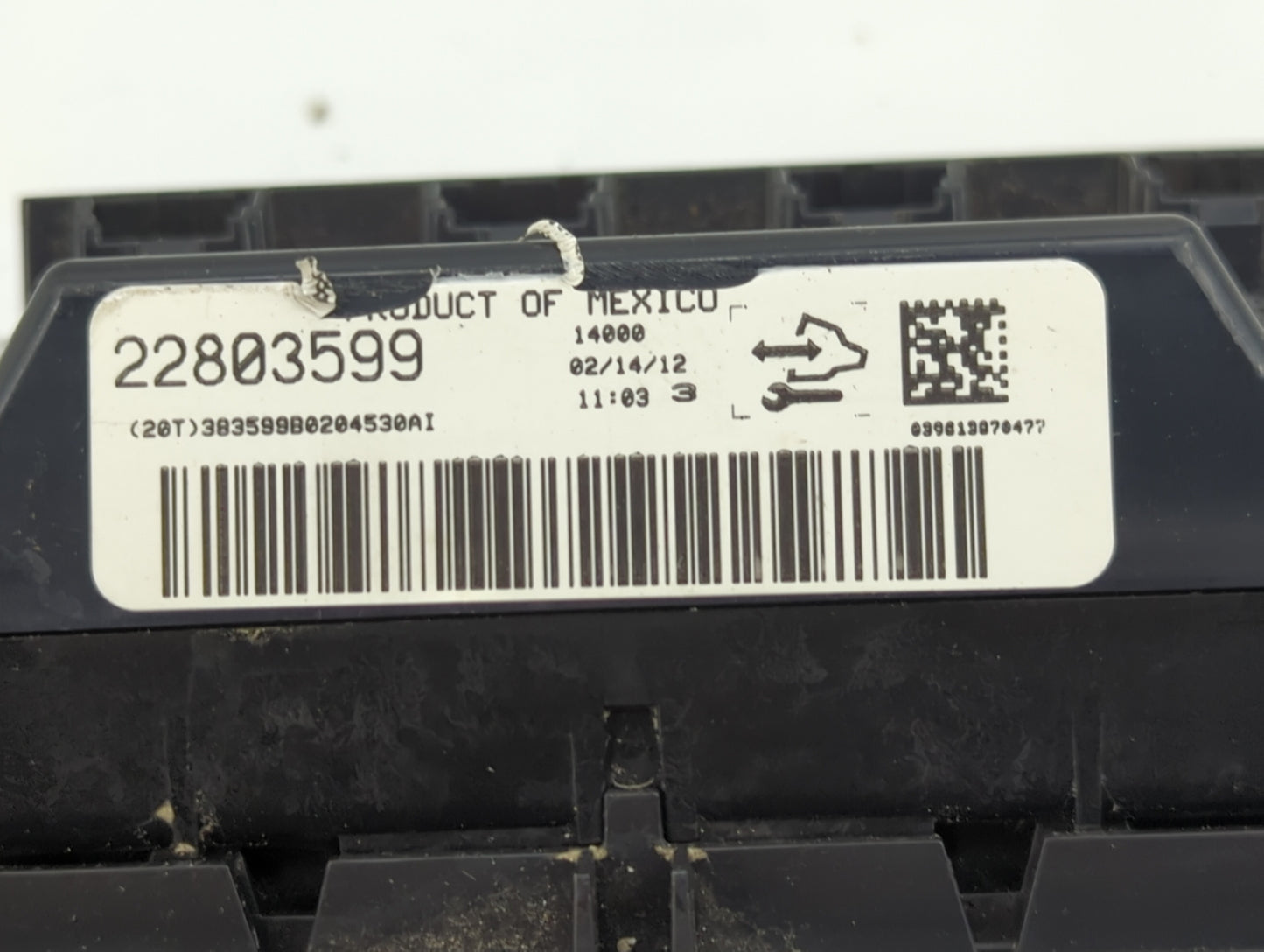 2012-2013 Chevrolet Silverado 1500 Climate Control Module Temperature AC/Heater Replacement Fits Fits 2012 2013 2014 OEM Use