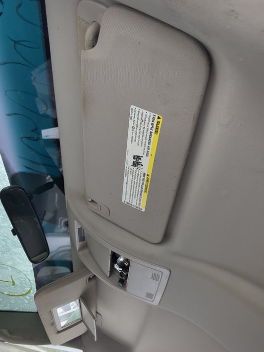 2007-2013 Chevrolet Silverado 1500 Sun Visor Shade Replacement Driver Left Mirror Fits OEM Used Auto Parts - Oemusedautopart