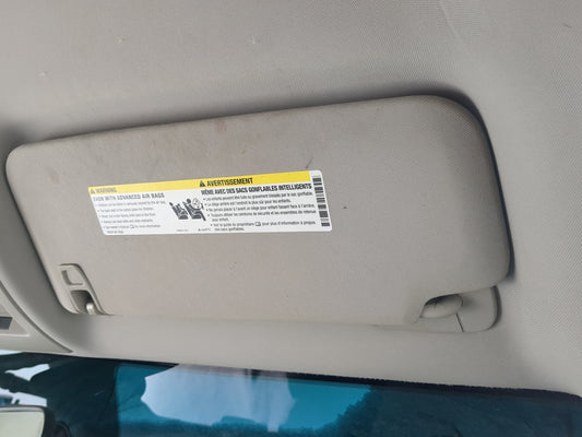 2007-2013 Chevrolet Silverado 1500 Sun Visor Shade Replacement Passenger Right Mirror Fits OEM Used Auto Parts - Oemusedauto