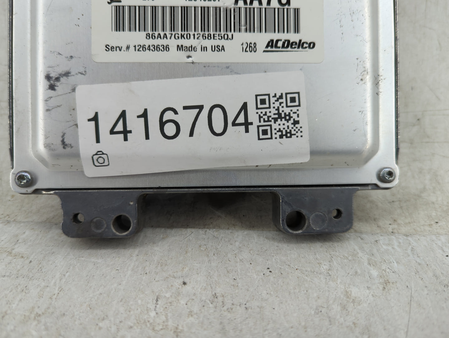 2012 Chevrolet Silverado 2500 PCM Engine Control Computer ECU ECM PCU OEM P/N:12649297 Fits Fits 2011 2013 2014 2015 2016 OE
