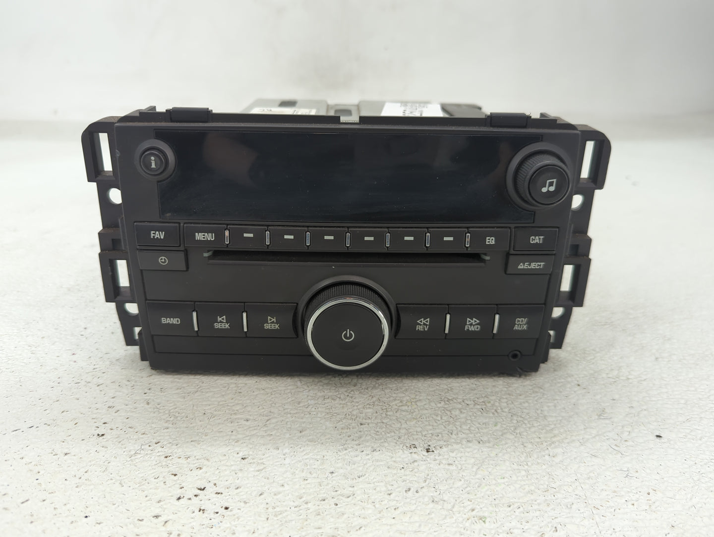 2007-2014 Chevrolet Silverado 2500 Radio AM FM Cd Player Receiver Replacement P/N:20934592 Fits OEM Used Auto Parts - Oemuse
