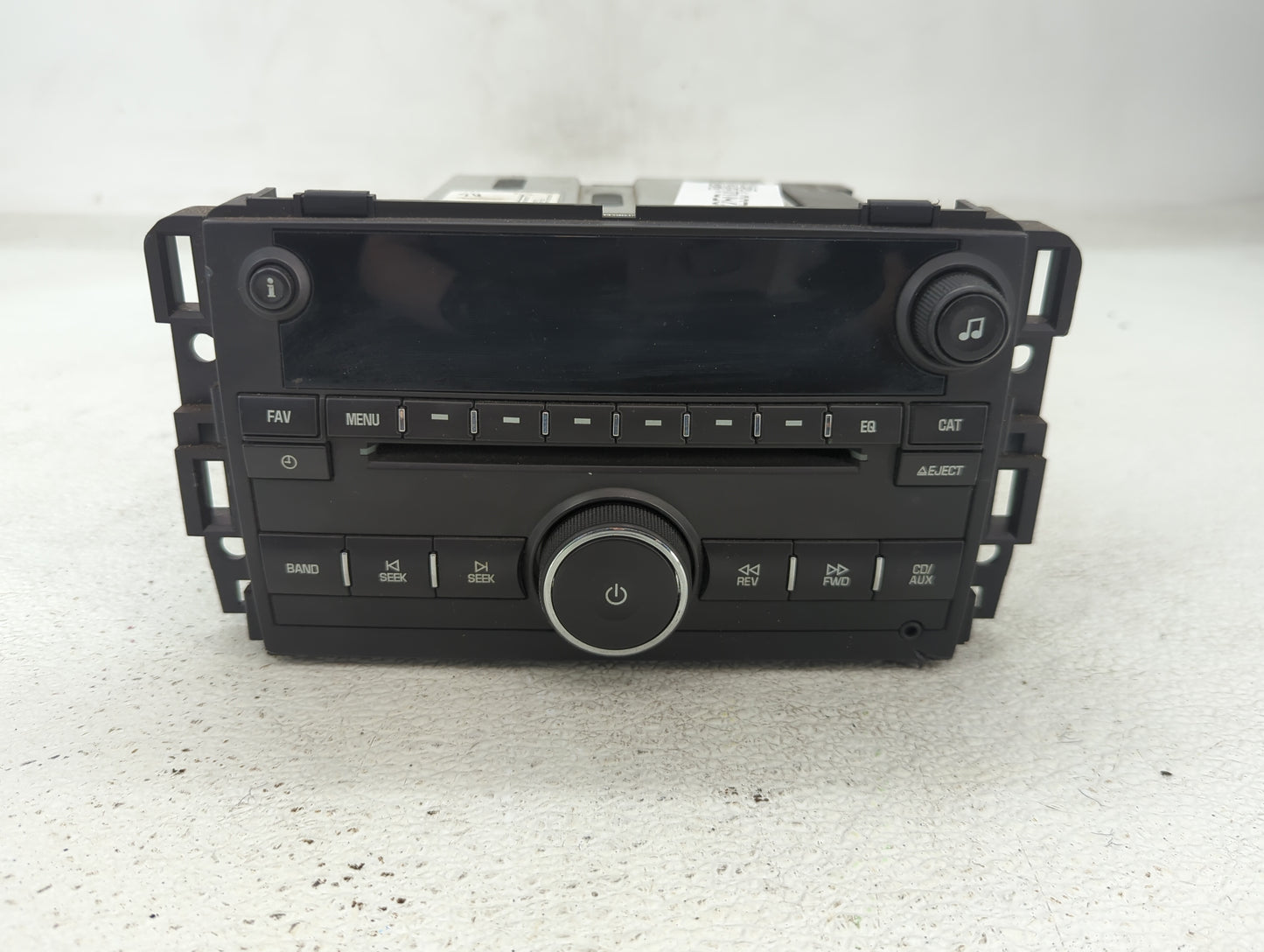 2007-2014 Chevrolet Silverado 2500 Radio AM FM Cd Player Receiver Replacement P/N:20934592 Fits OEM Used Auto Parts - Oemuse