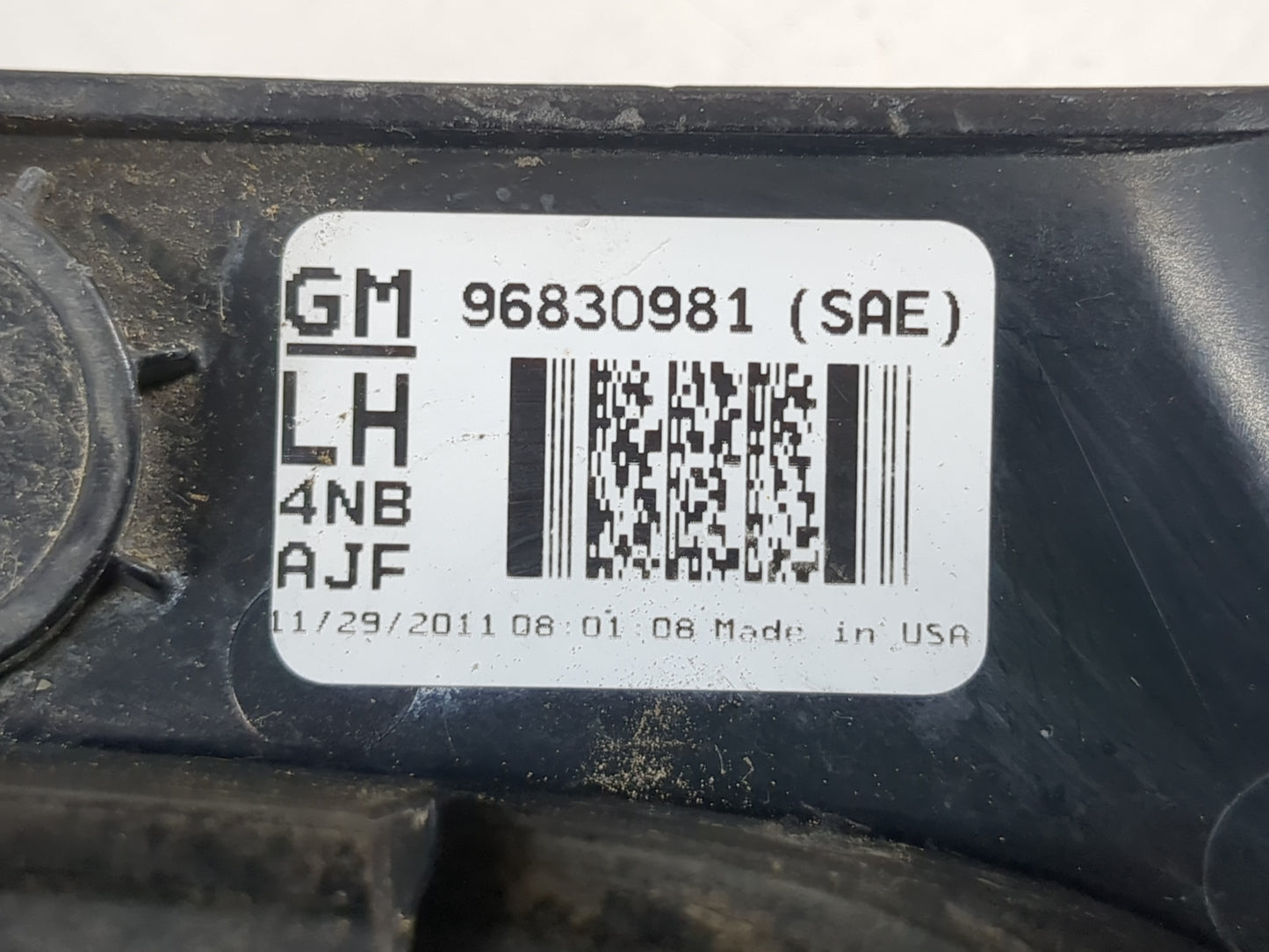 2012 Chevrolet Sonic Tail Light Assembly Driver Left OEM Fits OEM Used Auto Parts - Oemusedautoparts1.com