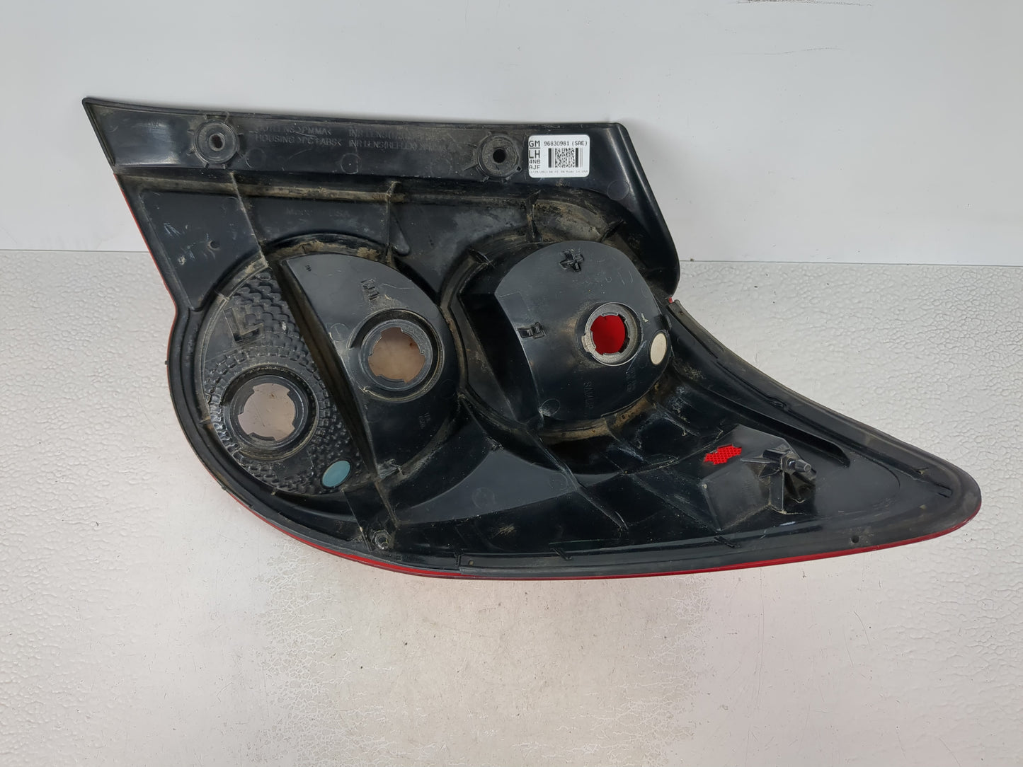 2012 Chevrolet Sonic Tail Light Assembly Driver Left OEM Fits OEM Used Auto Parts - Oemusedautoparts1.com