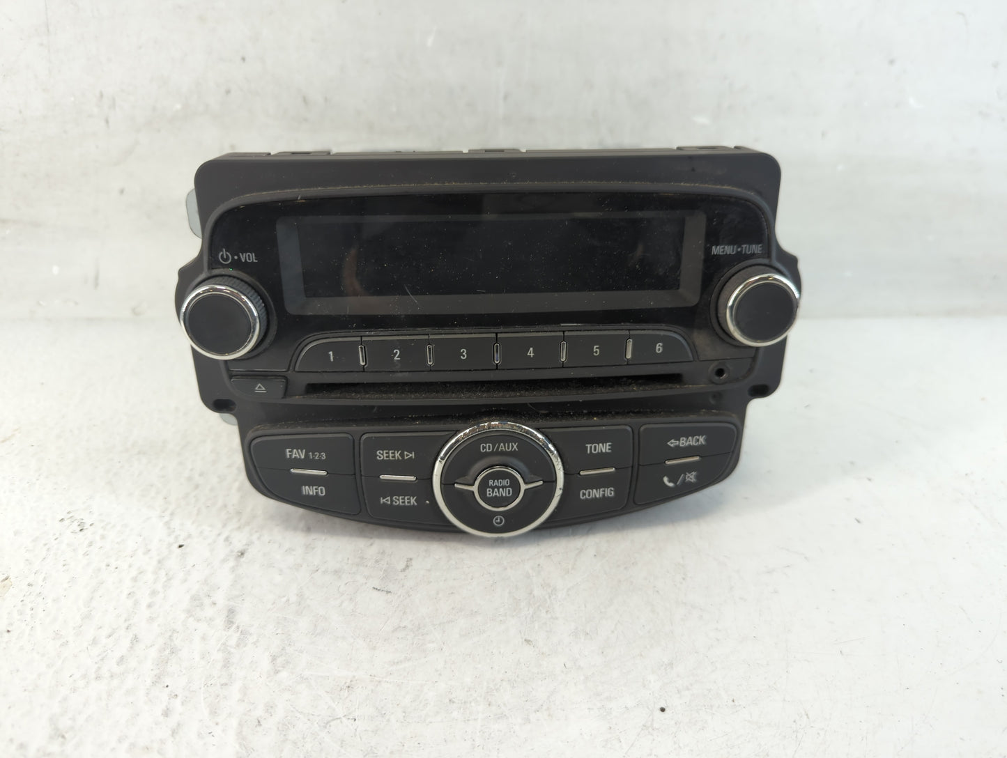2012 Chevrolet Sonic Radio AM FM Cd Player Receiver Replacement P/N:95179057 Fits OEM Used Auto Parts - Oemusedautoparts1.co
