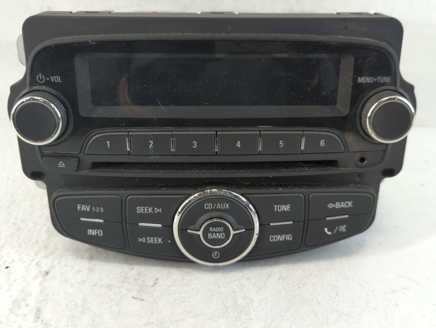 2012 Chevrolet Sonic Radio AM FM Cd Player Receiver Replacement P/N:95179057 Fits OEM Used Auto Parts - Oemusedautoparts1.co