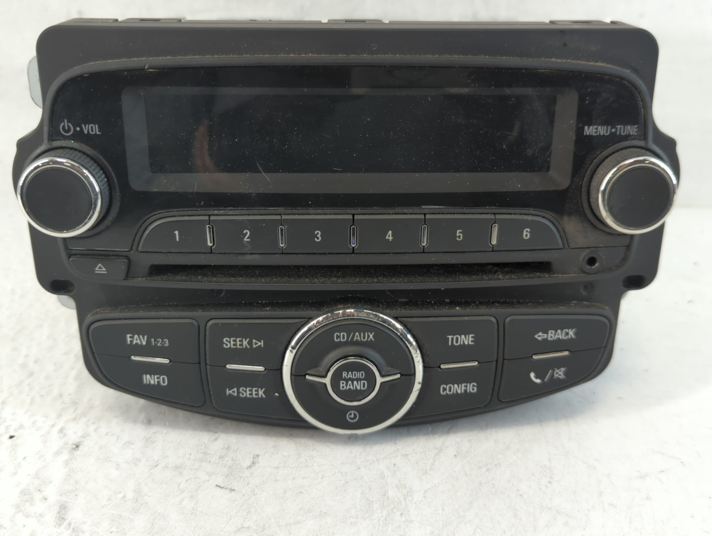 2012 Chevrolet Sonic Radio AM FM Cd Player Receiver Replacement P/N:95179057 Fits OEM Used Auto Parts - Oemusedautoparts1.co