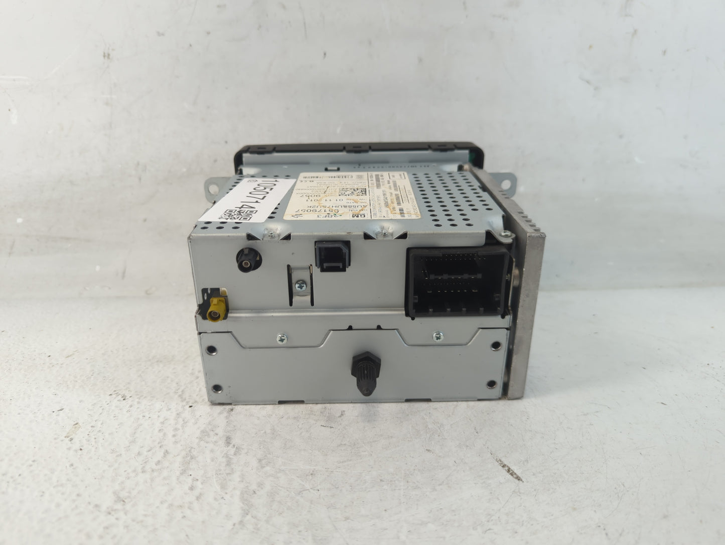 2012 Chevrolet Sonic Radio AM FM Cd Player Receiver Replacement P/N:95179057 Fits OEM Used Auto Parts - Oemusedautoparts1.co
