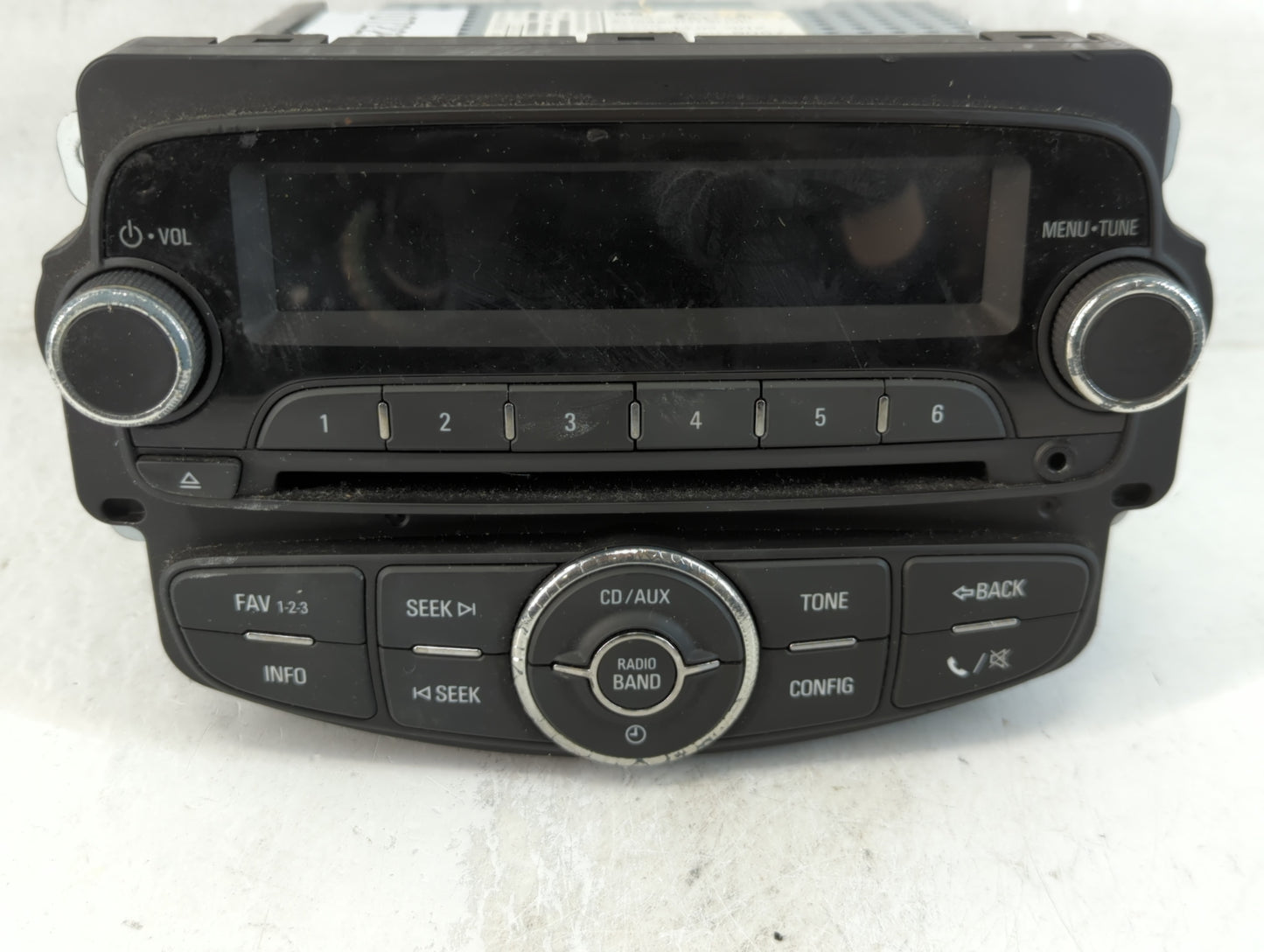 2012 Chevrolet Sonic Radio AM FM Cd Player Receiver Replacement P/N:95179057 Fits OEM Used Auto Parts - Oemusedautoparts1.co