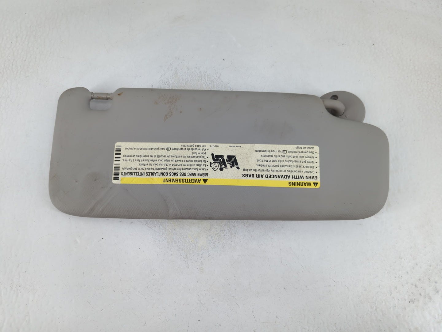 2012-2019 Chevrolet Sonic Sun Visor Shade Replacement Passenger Right Mirror Fits Fits 2012 2013 2014 2015 2016 2017 2018 20