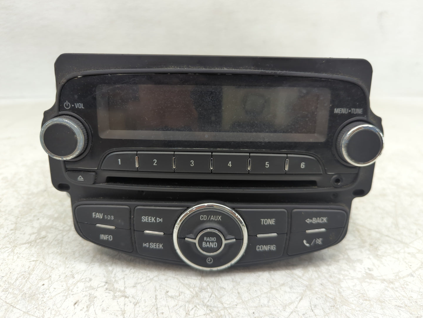 2012 Chevrolet Sonic Radio AM FM Cd Player Receiver Replacement P/N:95179057 Fits OEM Used Auto Parts - Oemusedautoparts1.co