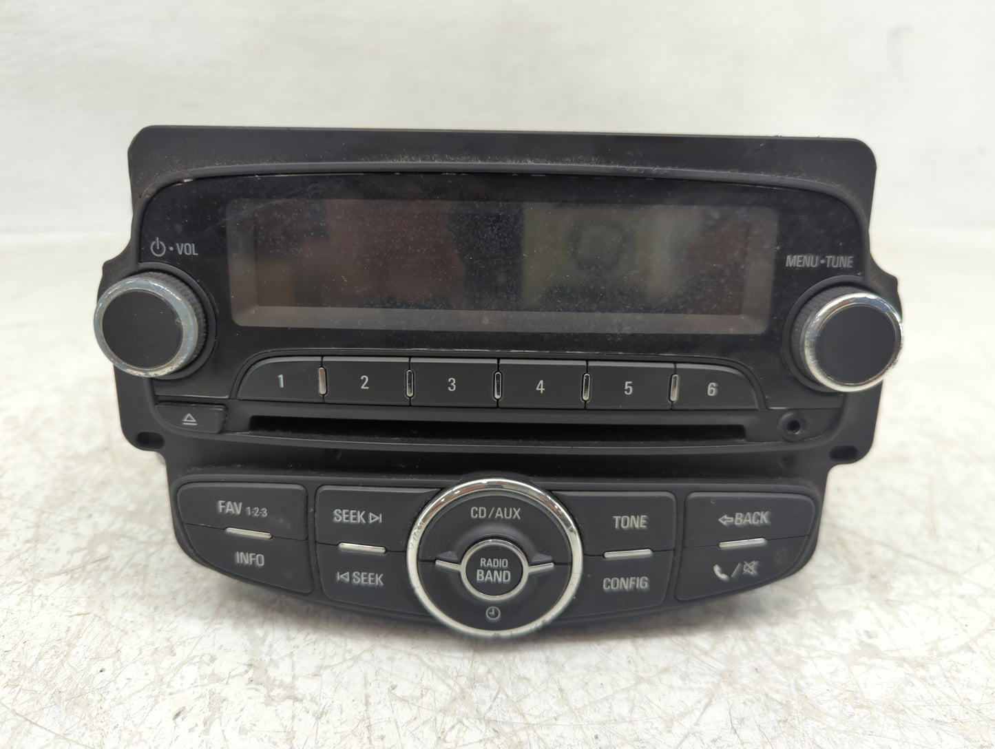2012 Chevrolet Sonic Radio AM FM Cd Player Receiver Replacement P/N:95179057 Fits OEM Used Auto Parts - Oemusedautoparts1.co