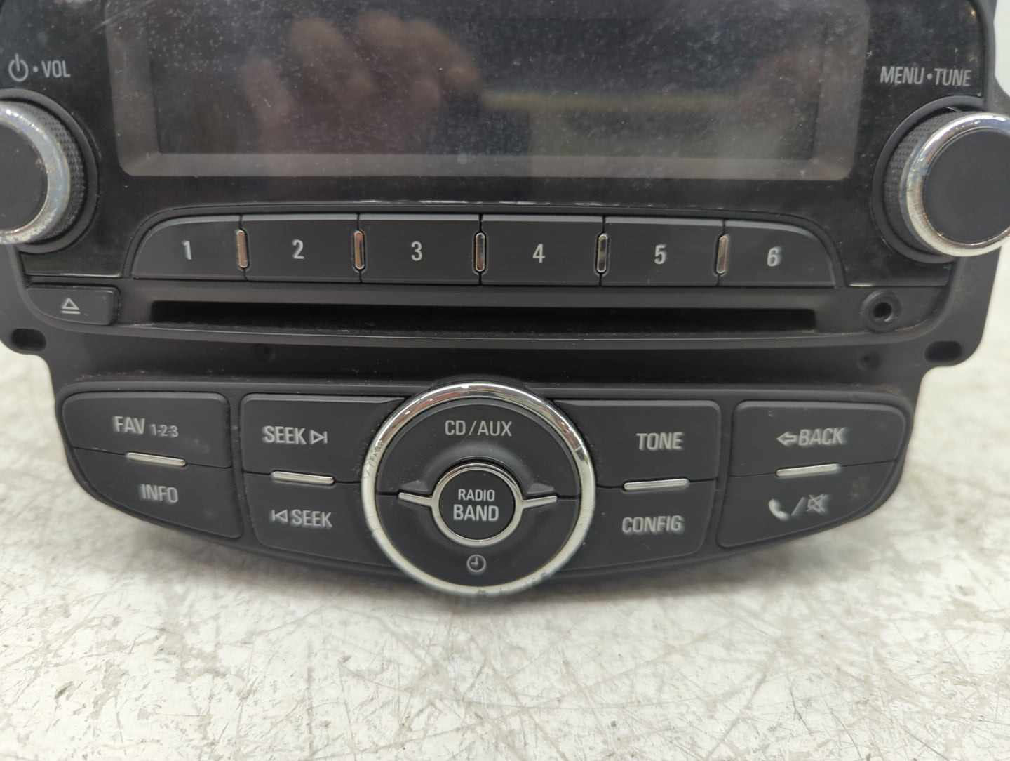 2012 Chevrolet Sonic Radio AM FM Cd Player Receiver Replacement P/N:95179057 Fits OEM Used Auto Parts - Oemusedautoparts1.co