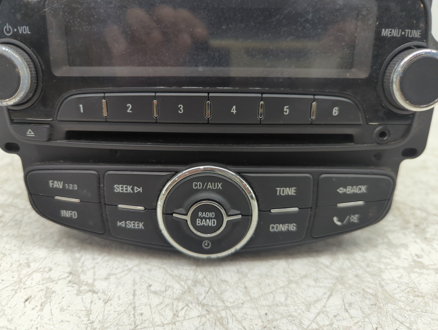 2012 Chevrolet Sonic Radio AM FM Cd Player Receiver Replacement P/N:95179057 Fits OEM Used Auto Parts - Oemusedautoparts1.co