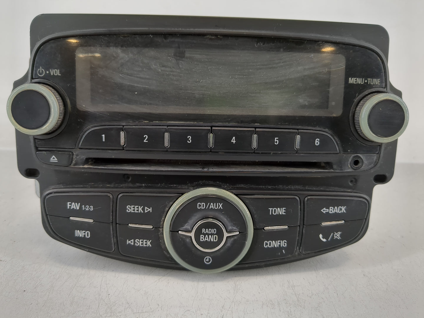 2012 Chevrolet Sonic Radio AM FM Cd Player Receiver Replacement Fits OEM Used Auto Parts - Oemusedautoparts1.com